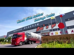 Tanque revestido de borracha personalizável para transporte seguro e durável de fluidos