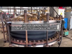 Junção de borracha de enrolamento de três bolas com design personalizado