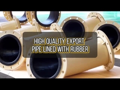 Exportação de tubos revestidos de borracha
