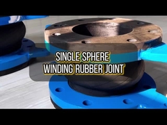 Junções de borracha de enrolamento de esferas simples