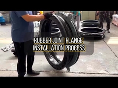 As juntas de borracha estão a ser montadas