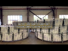 Junção de borracha de grande diâmetro à espera de entrega