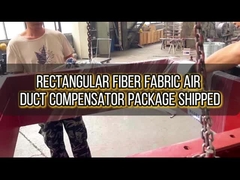 Compensador de conduto retangular enviado