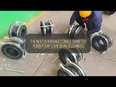 Conexão com rosca Uniesfera Junção de borracha flexível com boa funcionalidade de redução de ruído