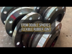 A articulação de borracha flexível de bola dupla pode ser personalizada em lotes para garantir uma conexão segura de tubos