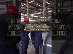 Tubos revestidos de borracha