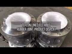 Junção de borracha com revestimento de PTFE, ligação de flange de aço inoxidável