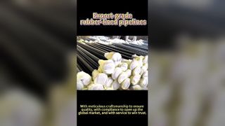 Tubo revestido de borracha durável para indústrias agressivas
