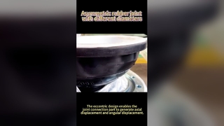 Acoplamento de borracha flexível redutor excêntrico