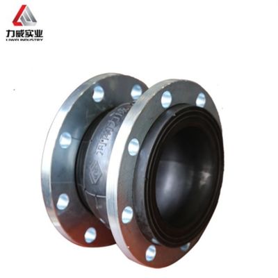 DN80 Compensador de flange de aço inoxidável 304 de esfera única e articulação de borracha flexível