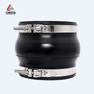 Pressão de trabalho da articulação de borracha do tipo pinça flexível com pinça SS304