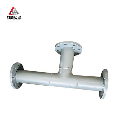 Tubo de aço carbono com flange com revestimento de borracha