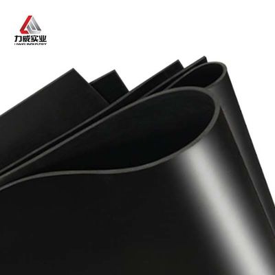 3 mm de papel de borracha preta resistência à tração excelente resistência à abrasão por óleo