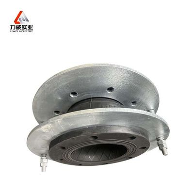 Anticorrosivo sob medida, resistente ao desgaste, galvanizado a quente, flange de bola única, articulação de borracha flexível