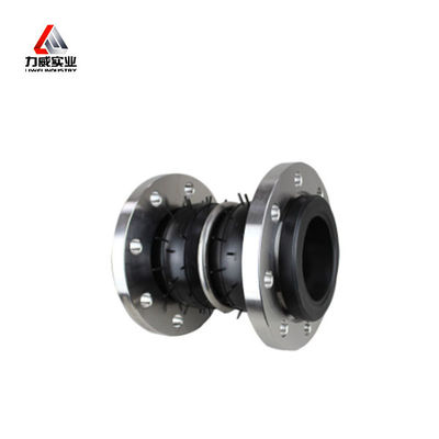 Customização Dupla Esfera Junção de borracha flexível com aço carbono material de flange galvanizado
