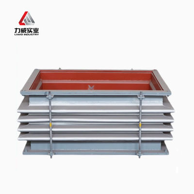 304 316L aço inoxidável retangular quadrado metal não-metálico pele ventilador ligação suave compensador de dutos de ar de combustível