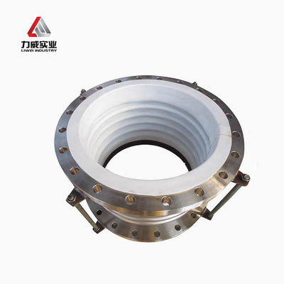Aço inoxidável 304 316L revestido com compensador de PTFE articulação de expansão ondulada