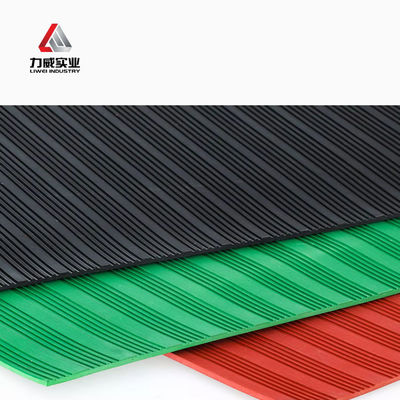 Pad de isolamento de alta tensão Sala de distribuição de energia 10KV Tapete de placa de borracha 3/5/8mm Pad de borracha de isolamento