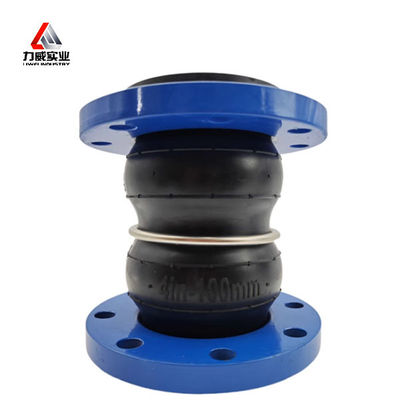 Tipo de ligação de flange dupla esfera articulação de borracha flexível para aplicações de aço inoxidável pesado, etc.