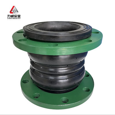 Alta pressão dupla esfera articulação de borracha flexível 6-40bar com redução de ruído e 6-40bars PN6-PN40 capacidade de pressão