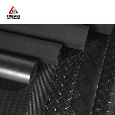 Folha de borracha personalizável em NBR / SBR / NR / EPDM / Silicone / FKM etc. comprimento 1-50m