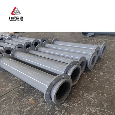 Tubulação Revestida de Borracha com Boa Flexibilidade e Tecnologia Avançada de Tubo de Aço