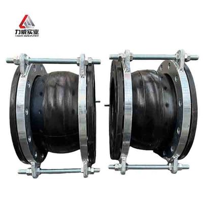 Junta de borracha flexível de esfera única com desenho personalizado PN6 PN40 projetada para vedação e conexão flexível em sistemas de tubulação