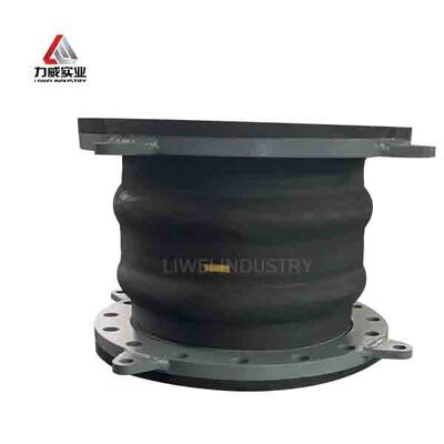 Junta de borracha flexível de esfera dupla enrolada à mão adequada para aplicação em ar, durável