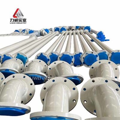 Tubos de borracha resistentes à corrosão com material de revestimento de borracha natural Neoprene EPDM Nitrile para indústria química