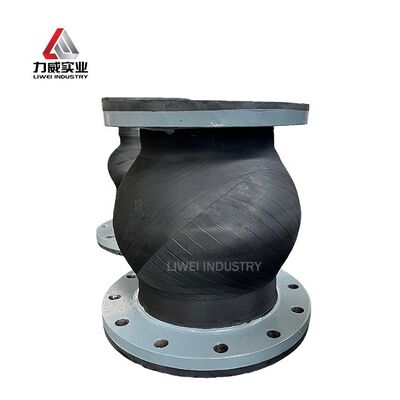 Instalação fácil Single Sphere Flexible Rubber Joint Bolted Type Temperatura de -15°C a 80°C Durável para sistemas mecânicos