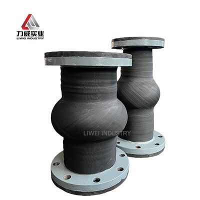 Conexão de flange Esfera única Junção de borracha flexível Padrão ANSI Escolha perfeita para sistemas industriais de transferência de fluidos
