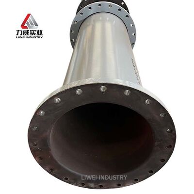 Tubo de aço revestido de borracha resistente a altas temperaturas e pressão EPDM